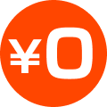 ¥0